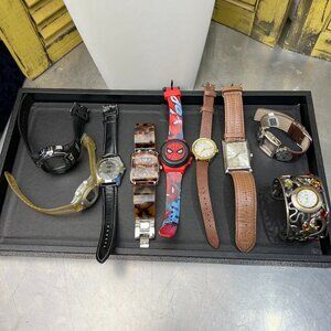 Lot of 9 Misc. Wearable Watches